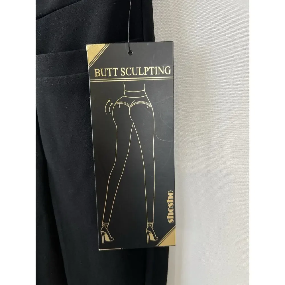 ShoSho Butt Sculpting Leggings Size Small Color Black NWT